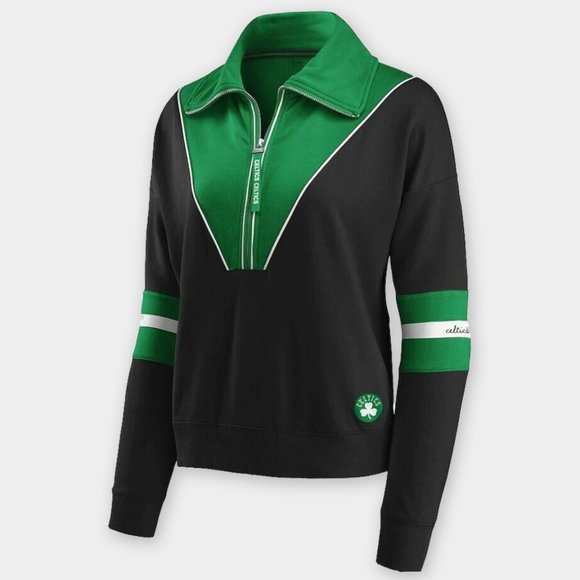 NEW Boston Celtics Half-Zip Sweatshirt - Picture 8 of 10